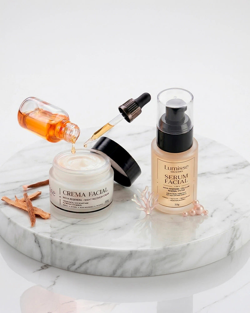 🌙 CREMA DE NOCHE + SERUM FACIAL